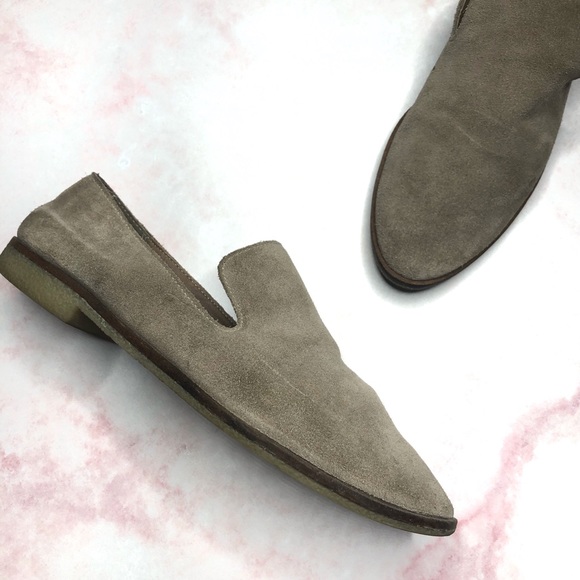 Dolce Vita Shoes - Dolce Vita Tan Suede Slip On Loafers